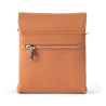 OSCAR Camel Leather Magnetic Snap Crossbody Bag for Men