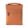 OSCAR Premium Camel Leather Magnetic Snap Crossbody Bag for Modern Men