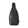 OSCAR Men’s Black Leather Crossbody Sling Bag