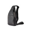 OSCAR Men’s Black Leather Crossbody Sling Bag