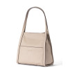 OSCAR Beige Tone Leather Shoulder Bag – Magnetic Closure, Multi-Compartment Design