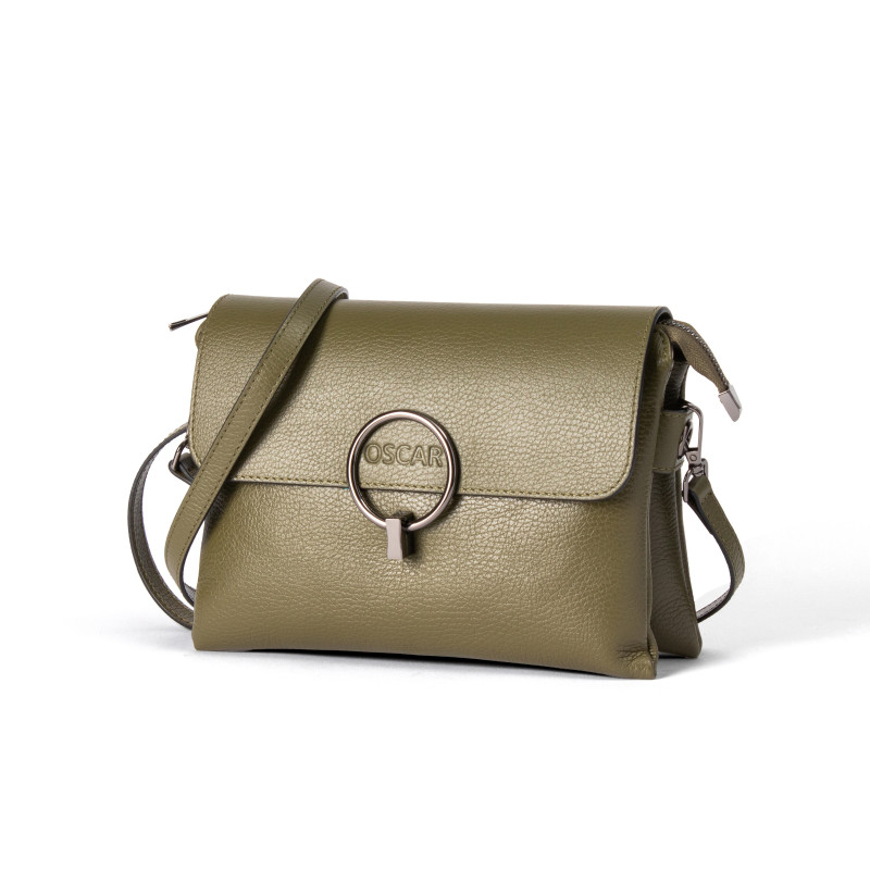 OSCAR Stone Leather Shoulder & Crossbody Bag
