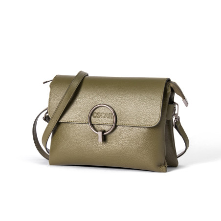OSCAR Stone Leather Shoulder & Crossbody Bag