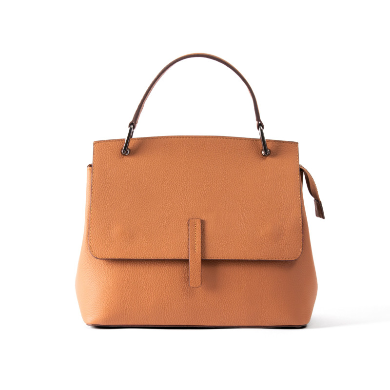 OSCAR Genuine Leather Handbag with Adjustable Strap
