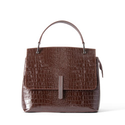 OSCAR Genuine Leather Handbag with Adjustable Strap