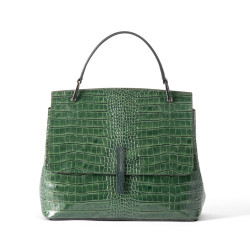 OSCAR Genuine Leather Handbag with Adjustable Strap
