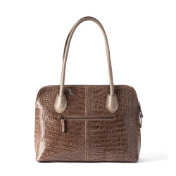 OSCAR Executive Croco Embossed Leather Tote – Work & Everyday Elegance
