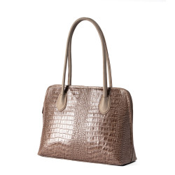 OSCAR Executive Croco Embossed Leather Tote – Work & Everyday Elegance