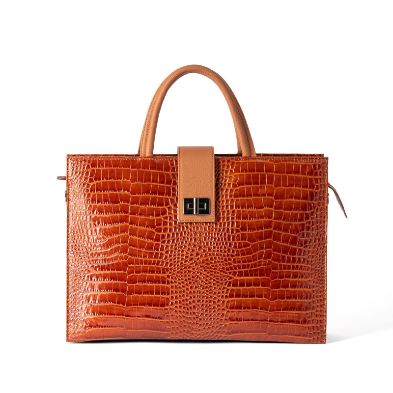 OSCAR Premium Leather Tote with Adjustable Strap