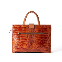 OSCAR Premium Leather Tote with Adjustable Strap