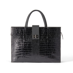 OSCAR Premium Leather Tote with Adjustable Strap
