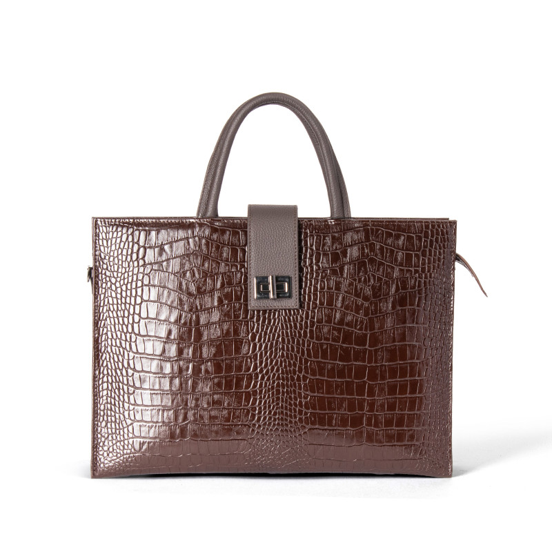 OSCAR Premium Leather Tote with Adjustable Strap