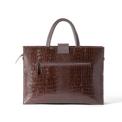 OSCAR Premium Leather Tote with Adjustable Strap